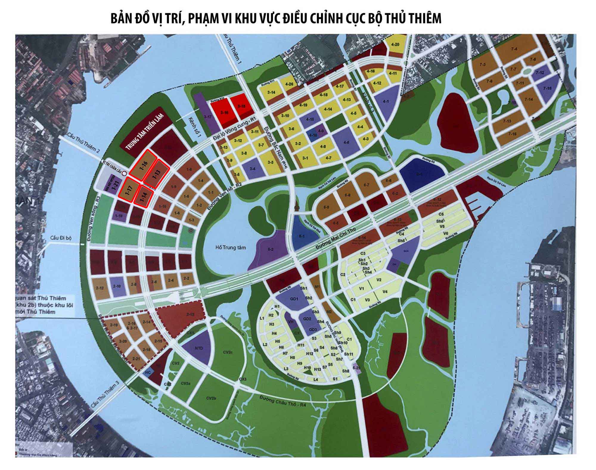 Bản đồ quy hoạch Metropole Thủ Thiêm