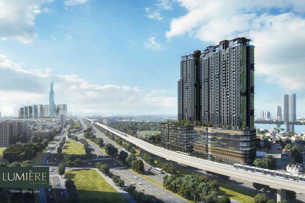 PHỐI CẢNH DỰ ÁN CĂN HỘ VĂN PHÒNG LUMIERE RIVERSIDE